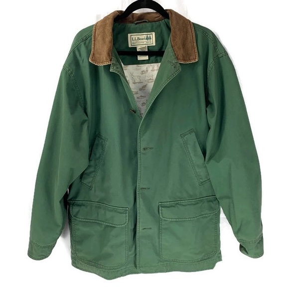 L.L. Bean Other - L.L. Bean Men’s Green lined Field Jacket Large